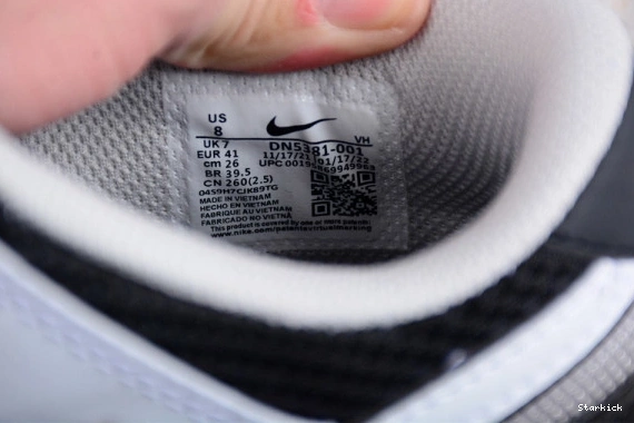 DN5381-001 Low Dunk Black Grey Blue Nike University Neutral Scrap White 1229